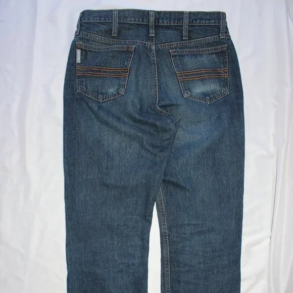 Cinch Jeans Men's 31x32 Silver Label Slim Fit Straight Leg Medium Wash Cowboy - Picture 9 of 15